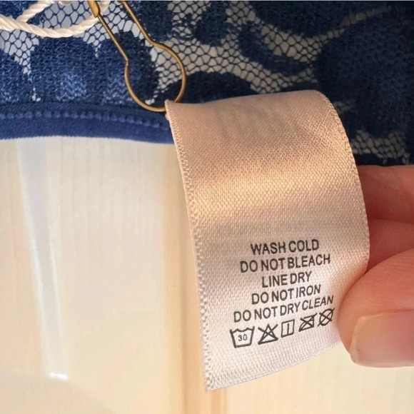 NWT We are Hot As Hell C it Thru Lace with Sheer long sleeve Bodysuit size XS - Picture 13 of 15